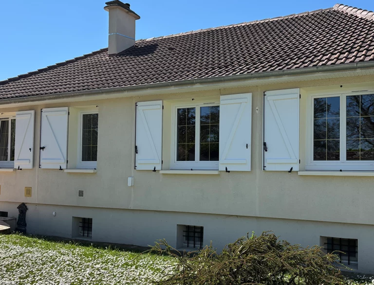 Remplacement de fenêtres avec petits bois en laiton